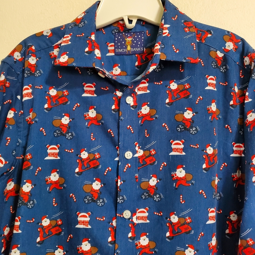 Simon Banks Christmas Theme Shirt
